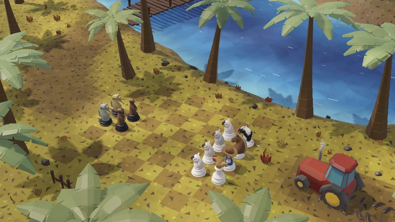 Beach Chess Battle